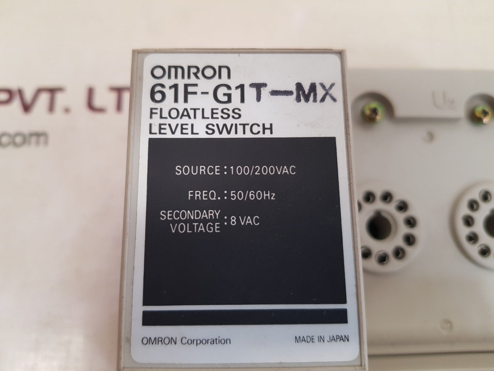 Omron 61f-g1t-mx floatless level switch 100/200vac