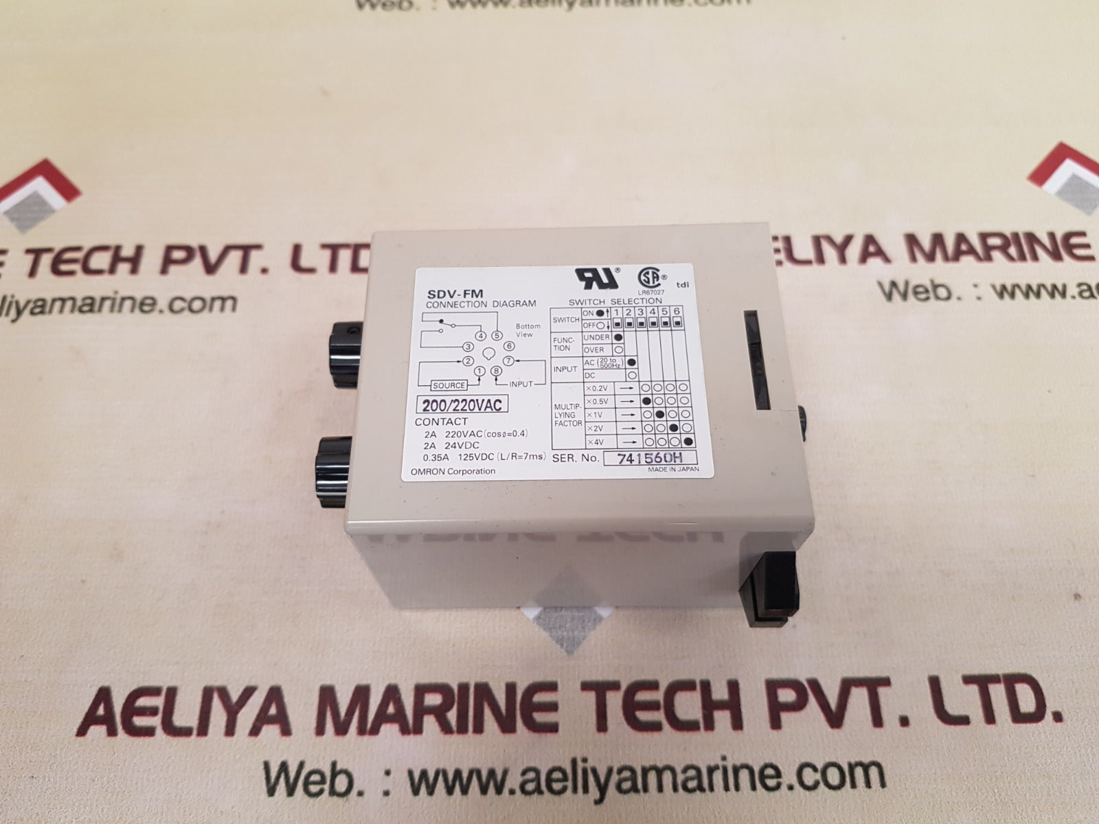 Omron sdv-fm7 voltage sensor