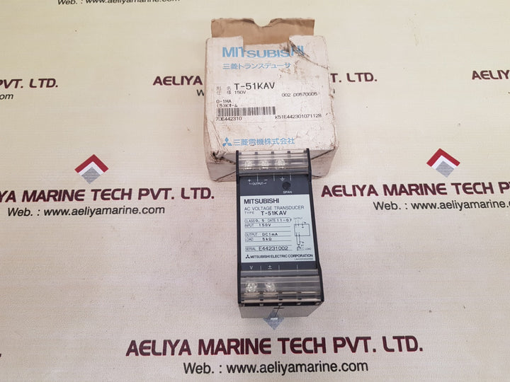 Mitsubishi t-51kav ac voltage transducer 150v