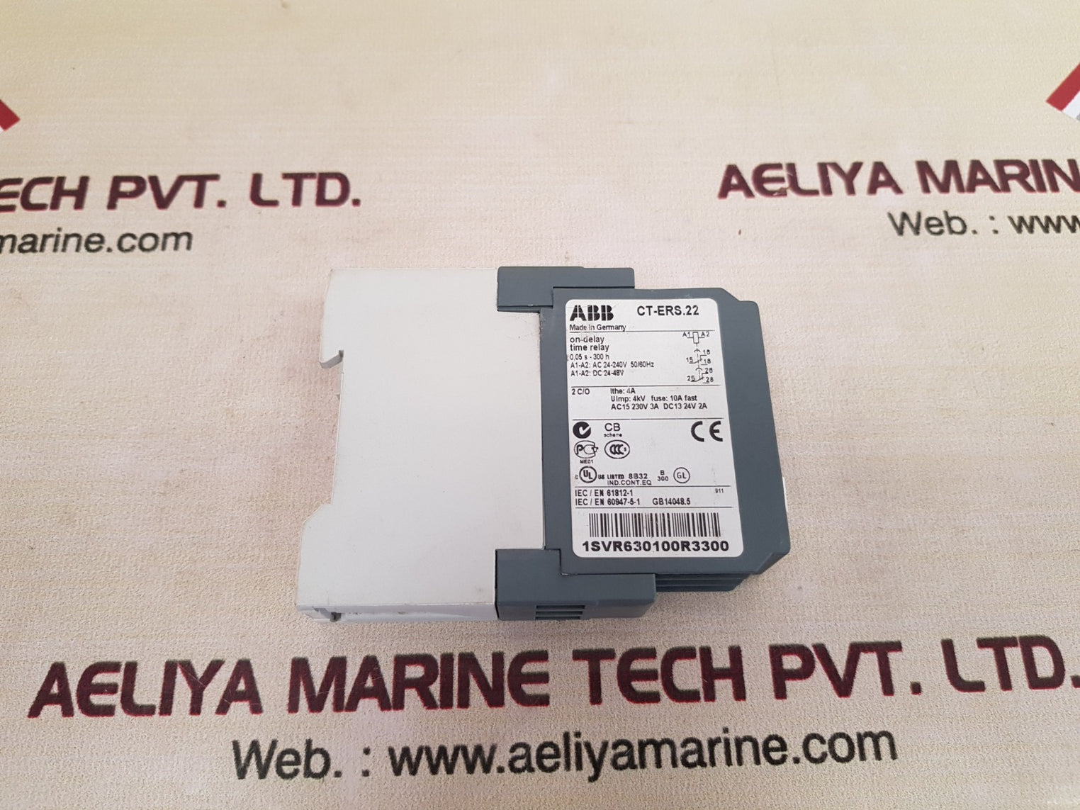 Abb ct-ers.22 time relay 1svr630100r3300