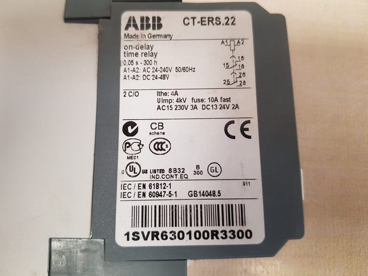 Abb ct-ers.22 time relay 1svr630100r3300