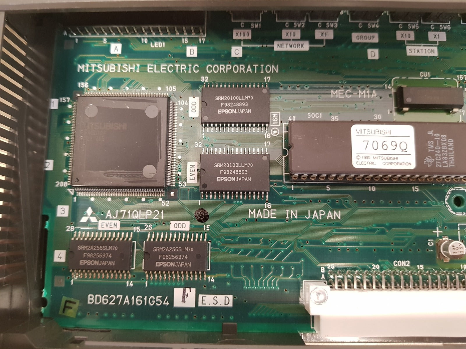 Mitsubishi electric melsec aj71qlp21 programmable controller 