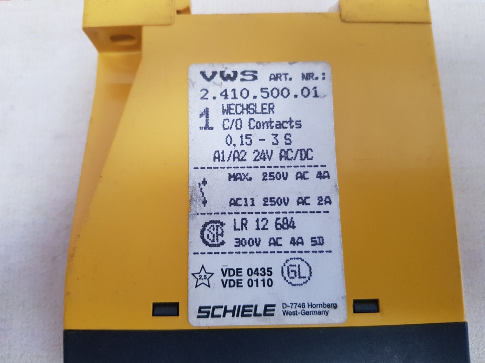 Schiele vws time relay 2.410.500.01