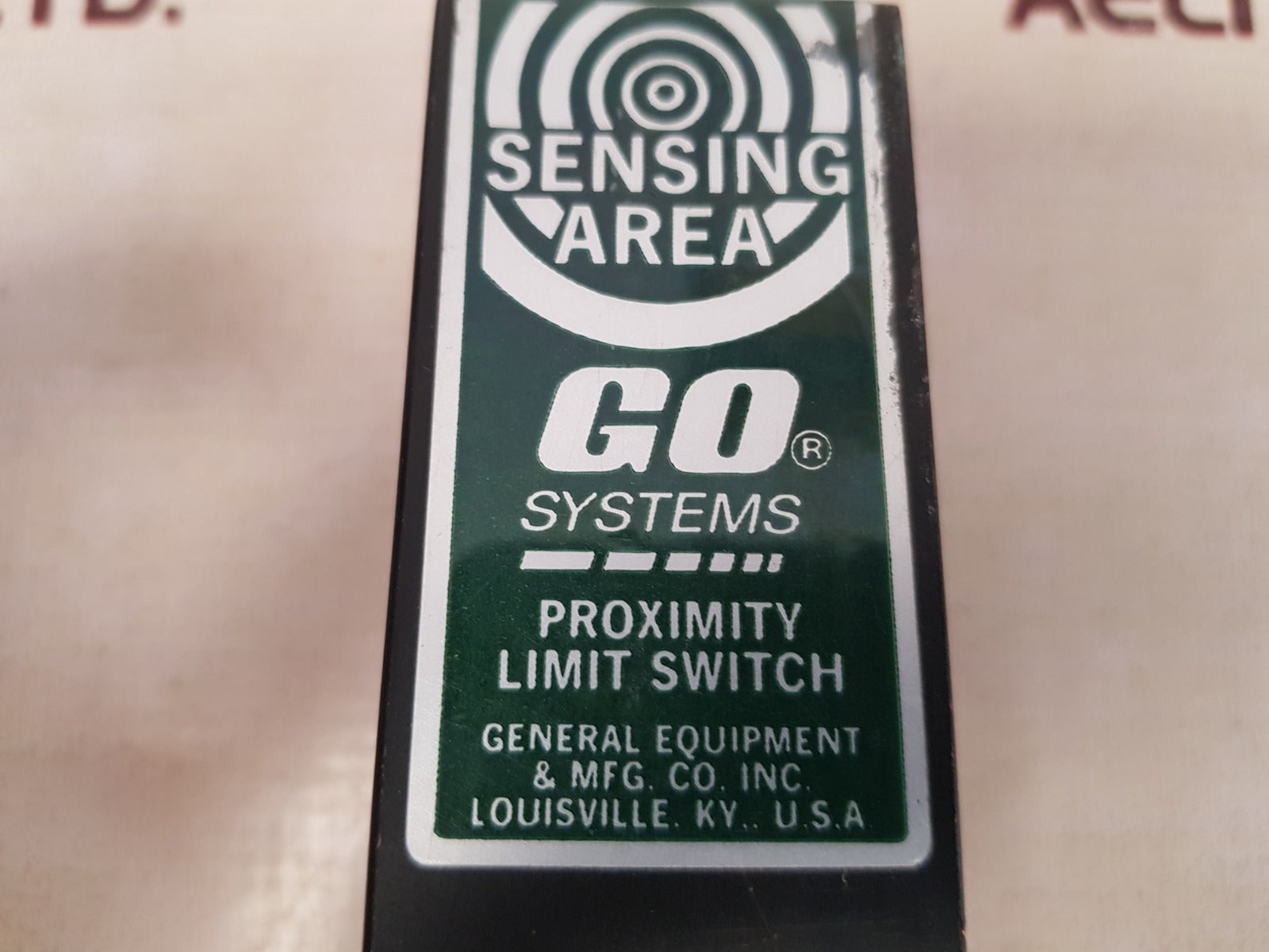 Go systems 112110 proximity limit switch