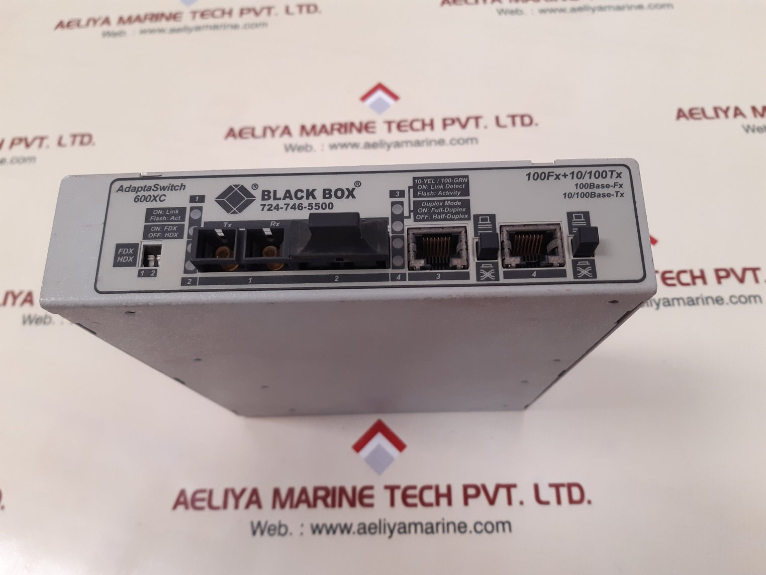 Black Box 724-746-5500 Adapta Switch 100Base-fx 10/100Base-tx 600Xc