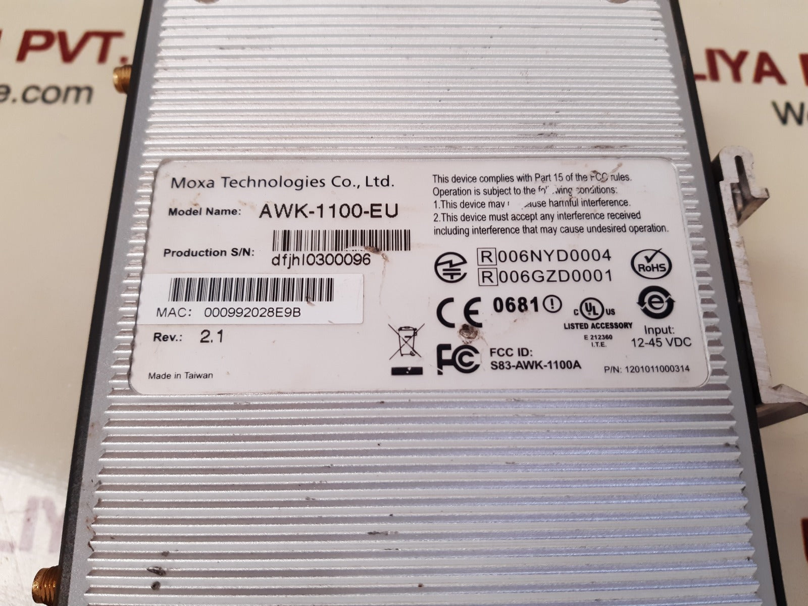 Moxa awk-1100-eu 802.11g/b wireless ap/bridge/client