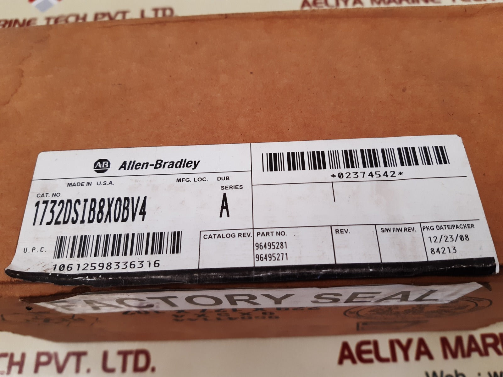 Allen-bradley 1732ds-ib8xobv4 devicenet safety armor block