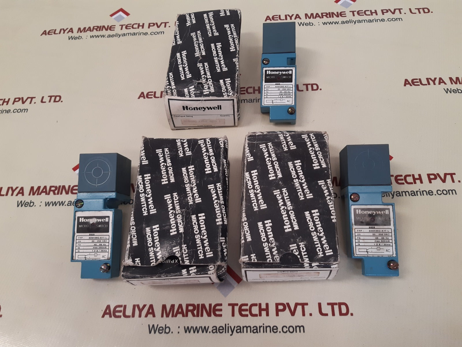 Honeywell 923h26q-a7t-l micro switch 250 vac