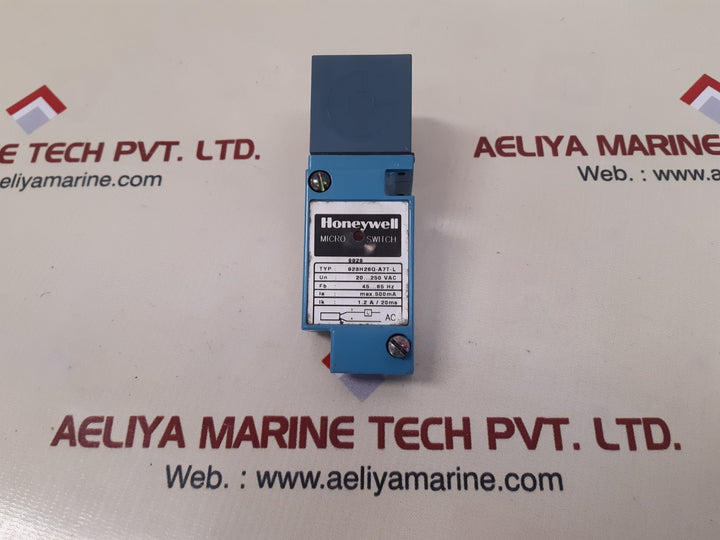 Honeywell 923h26q-a7t-l micro switch 250 vac