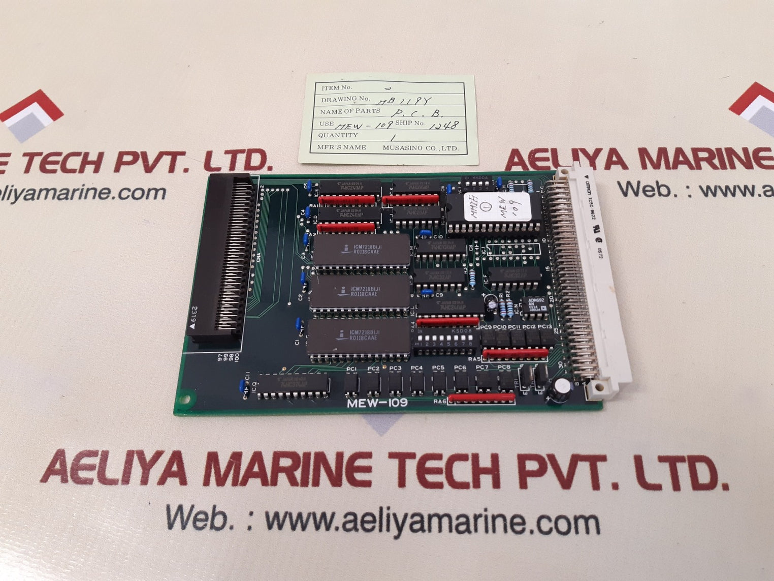 Musasino Mew-109 Pcb Card