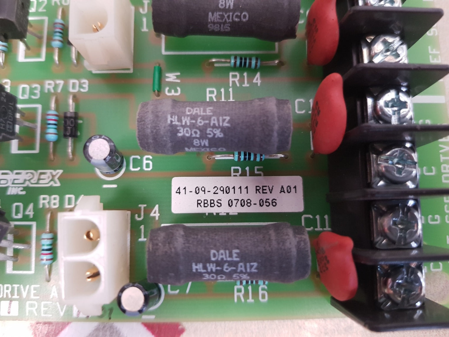 Cyberex 41-09-29011 pcb card pc 29010-1