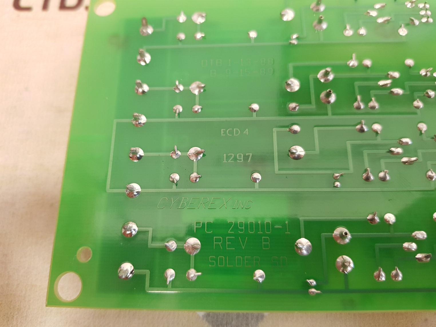 Cyberex 41-09-29011 pcb card pc 29010-1
