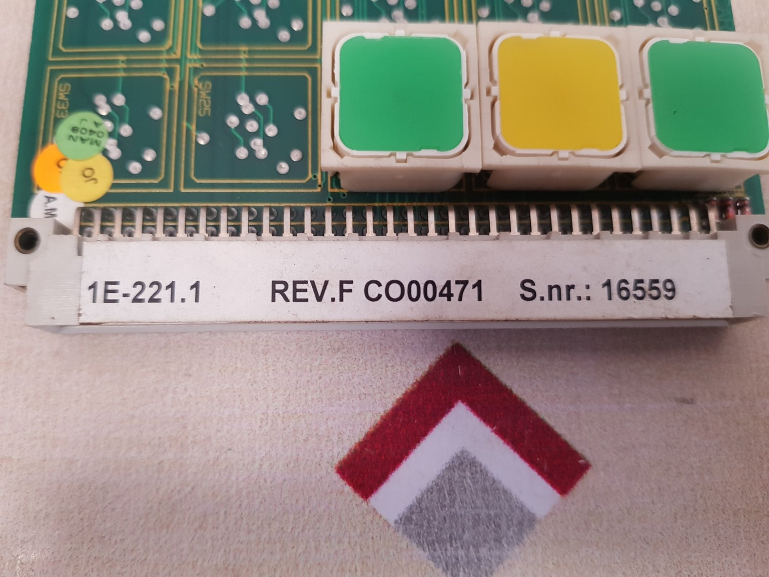 Norcontrol na-1e221 panel card ha331728 a/a/a