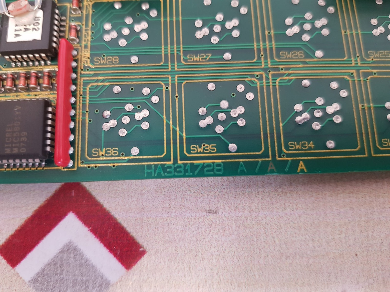 Norcontrol na-1e221 panel card ha331728 a/a/a