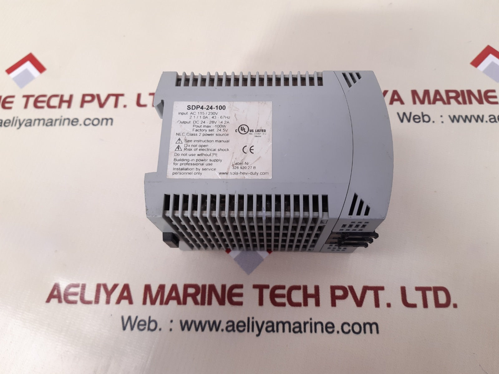 Sola sdp4-24-100 power supply 24.5v