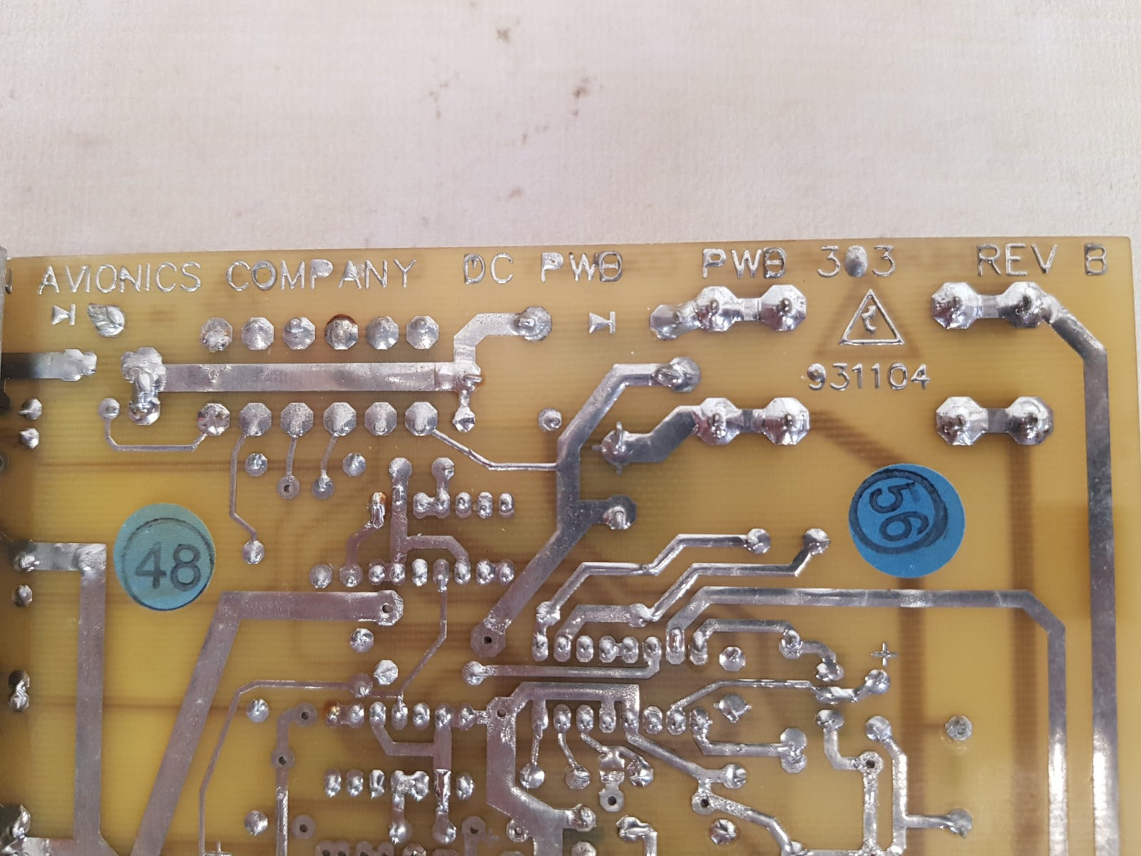 Southern avionics pwb 303 rev b pcb card 931104