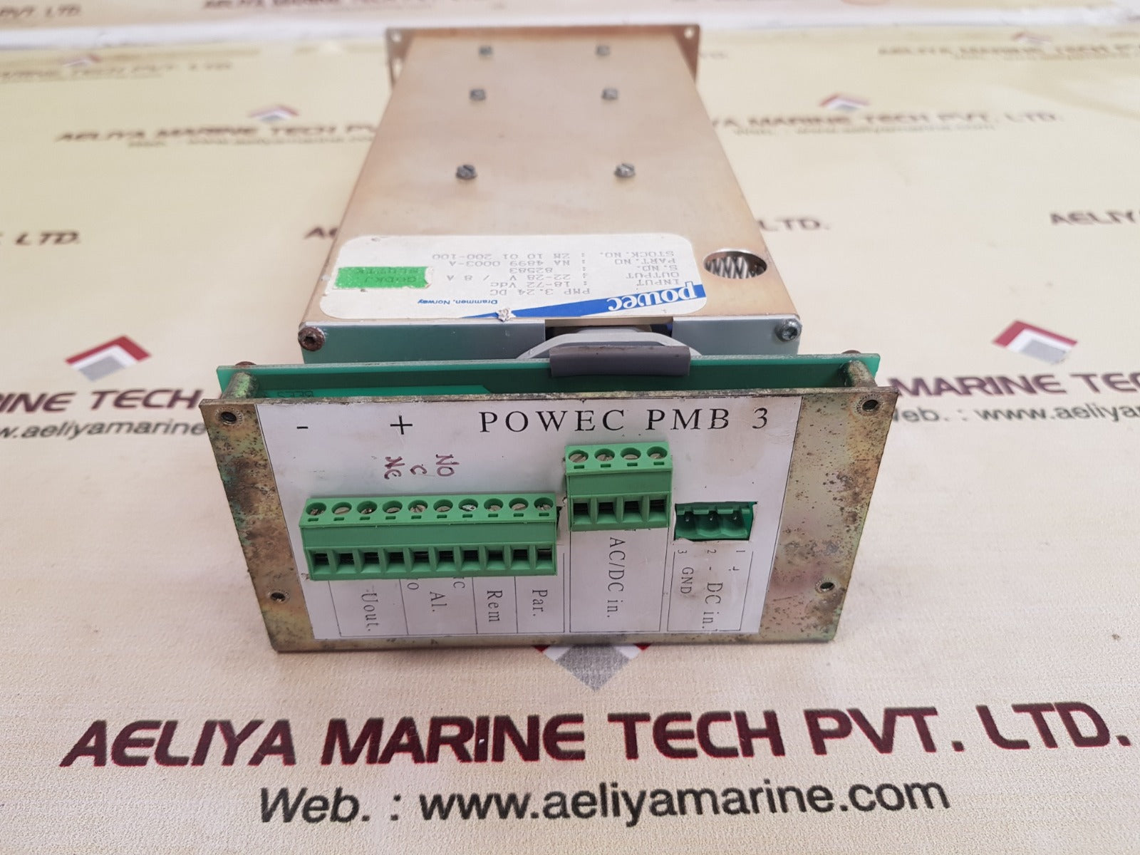 Powec pmp 3.24 microprocessor power supply na 4899 0003-a