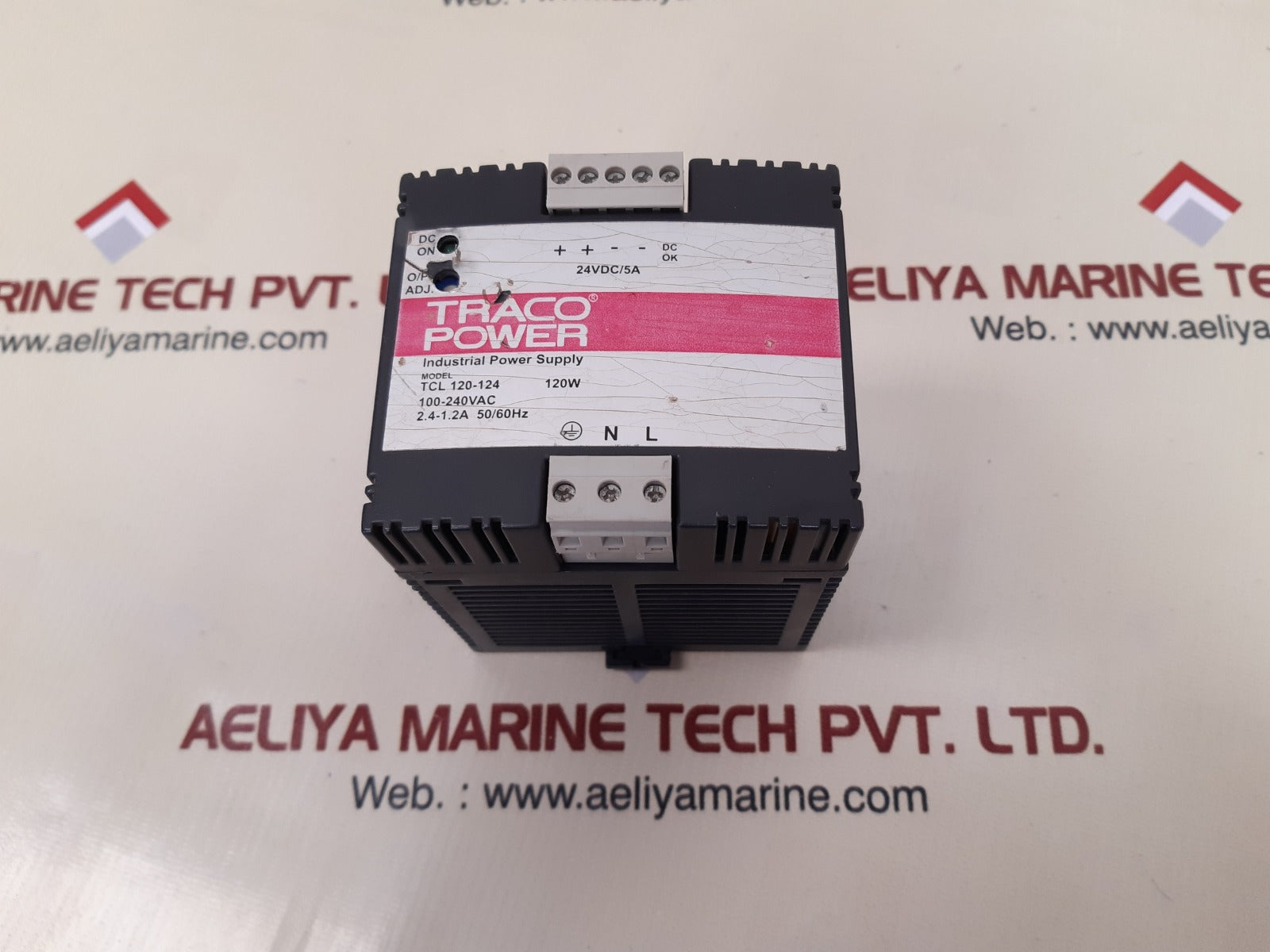 Traco power tcl 120-124 industrial power supply 2.4-1.2a