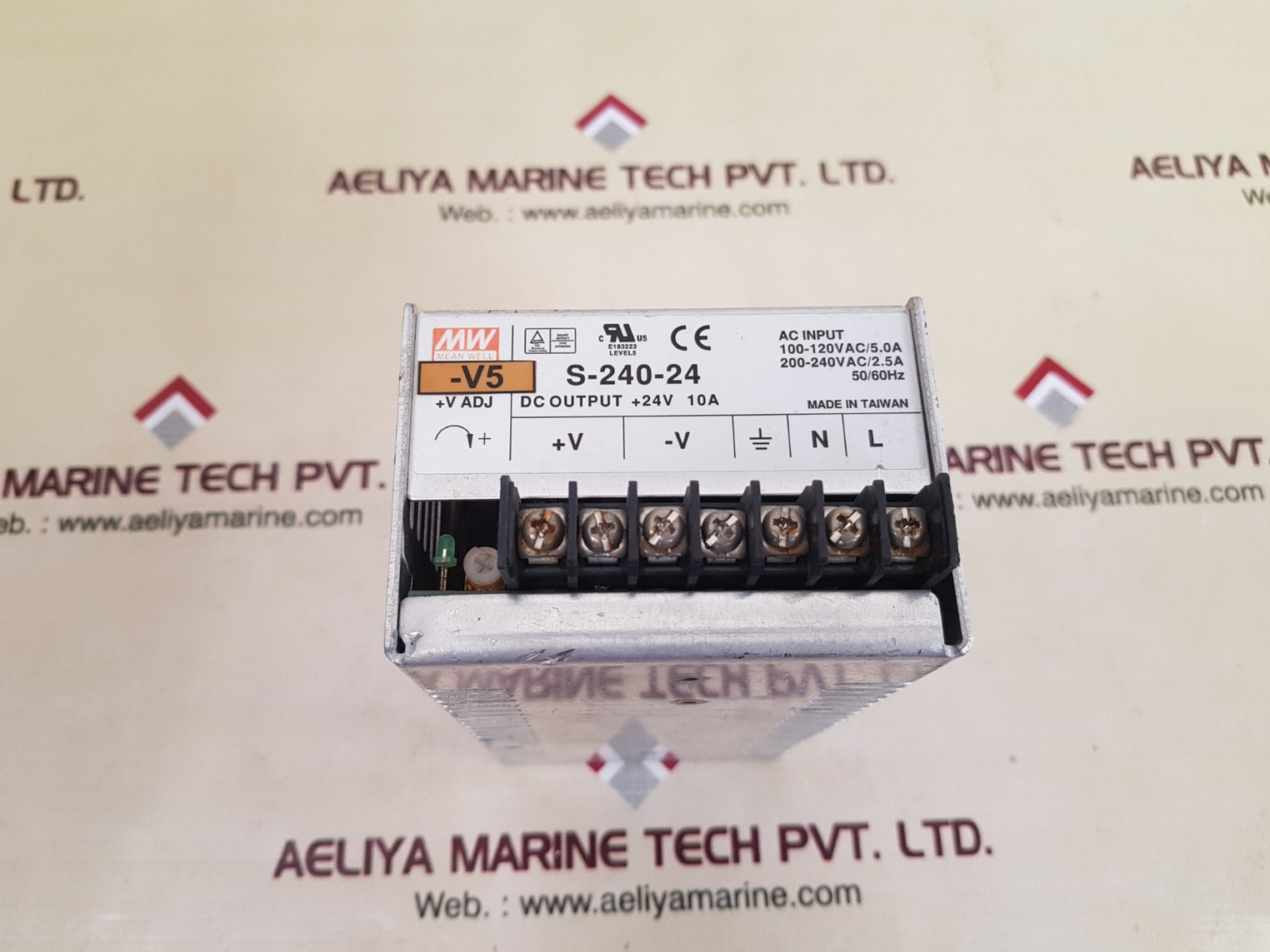 Mean well s-240-24 switching power supply 5.0-2.5amp