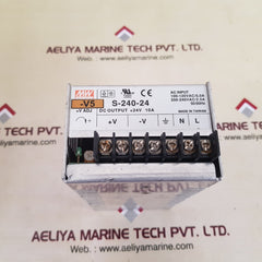 Mean well s-240-24 switching power supply 5.0-2.5amp
