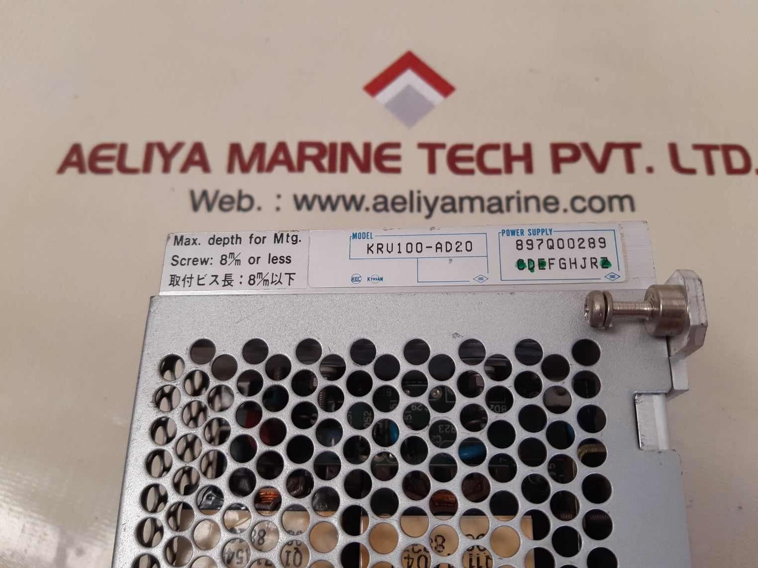 Kyosan krv100-ad20 power supply 100-120v