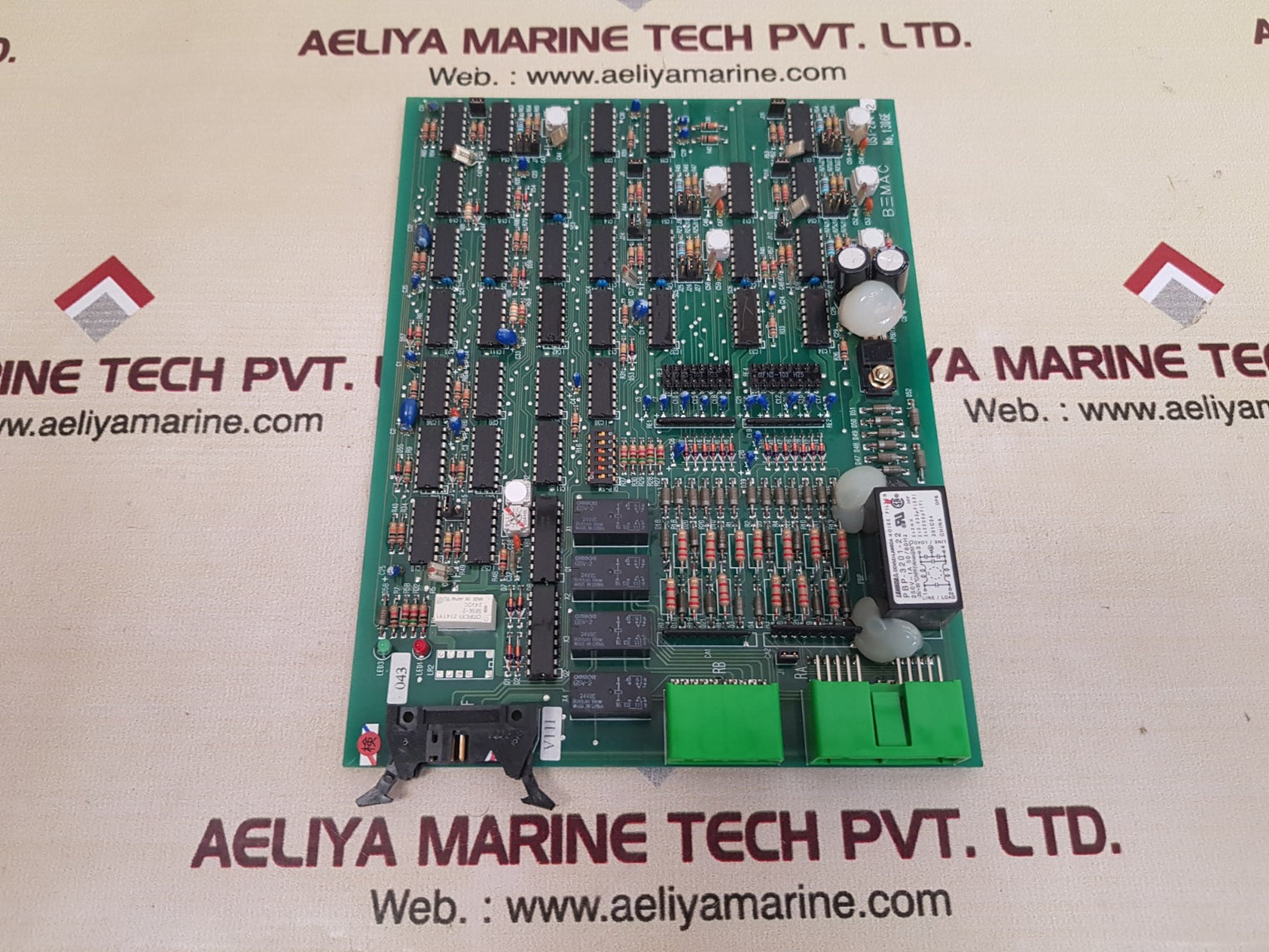 Be mac ust-204-e 2/ust-204-b 2 circuit panel board