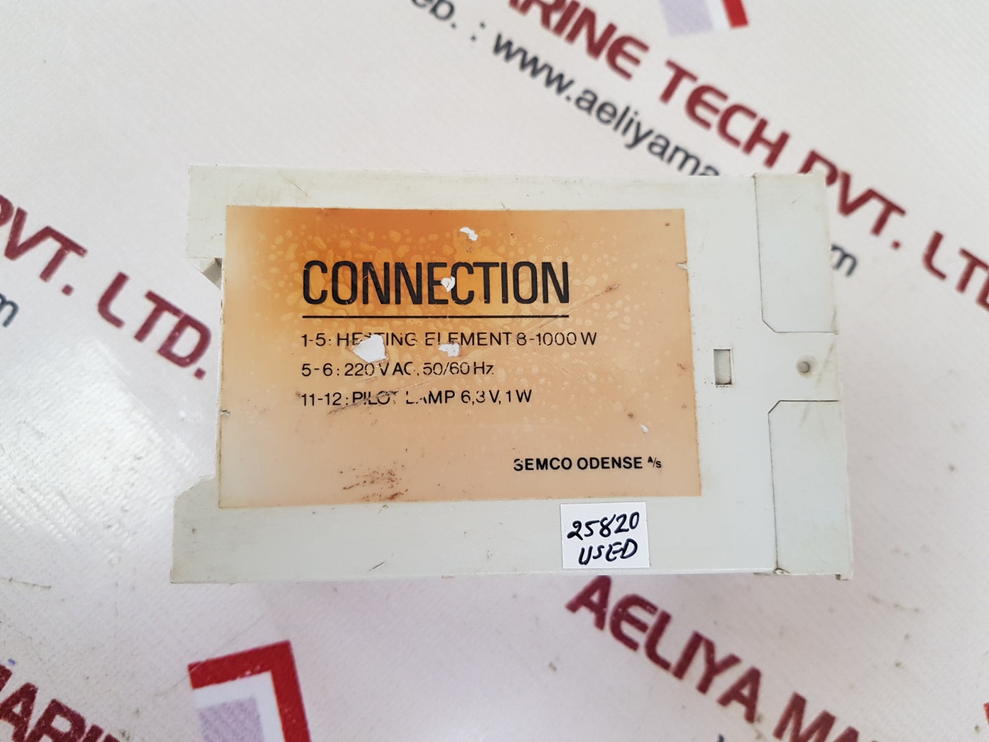 Semco 8-1000/220-3 heating element indicator 220vac 50/60hz