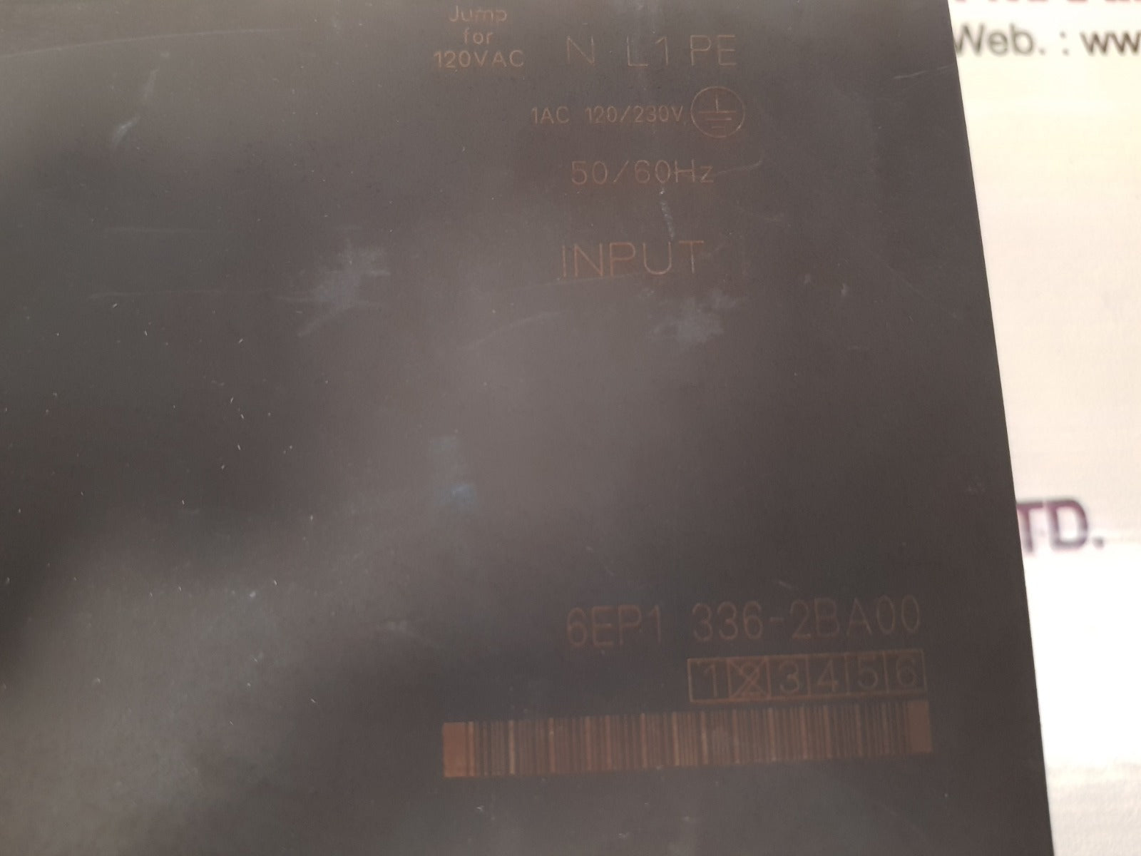 Siemens sitop power 6ep1 336-2ba00 power supply 22.8v-26.4v