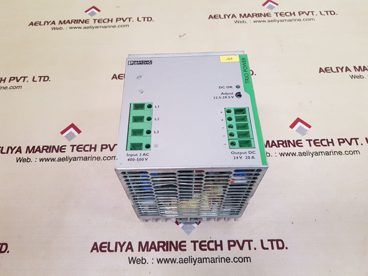 Phoenix contact trio-ps/3ac/24dc/20 power supply