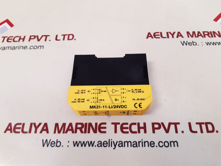 Turck mk31-11-li/24vdc multi module analog signal transmitter