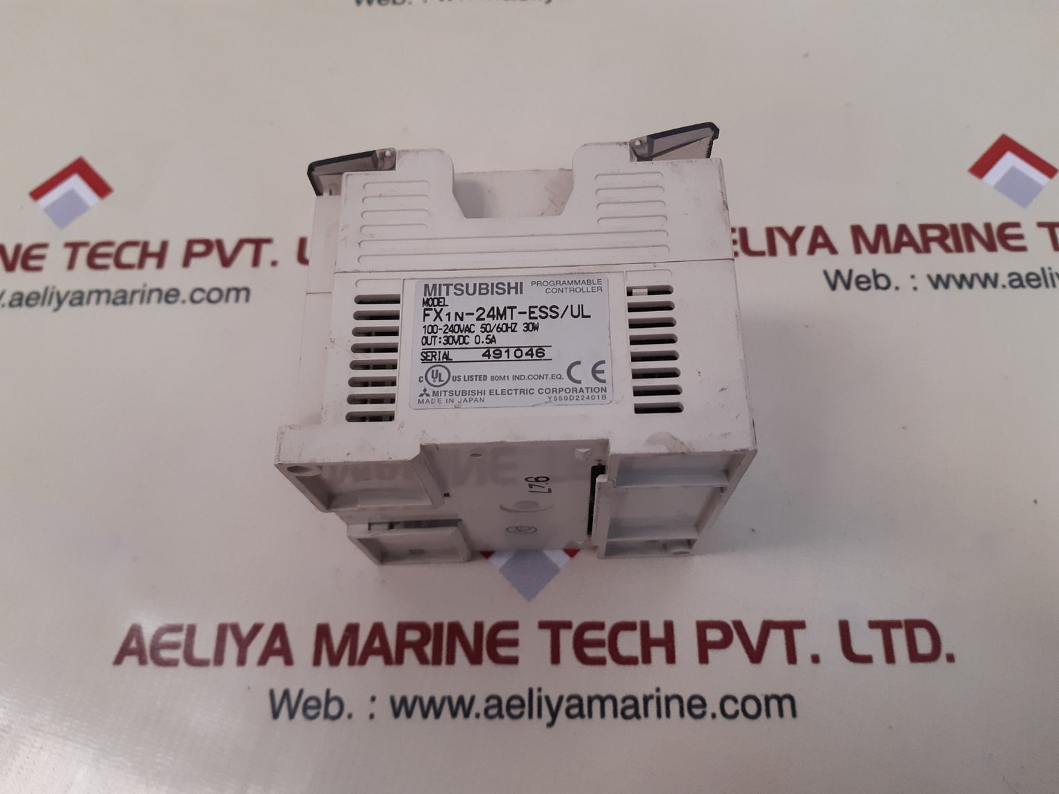 Mitsubishi melsec fx1n-24mt-ess/ul programmable controller 100-240vac 50/60hz