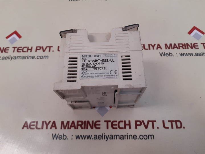 Mitsubishi melsec fx1n-24mt-ess/ul programmable controller 100-240vac 50/60hz