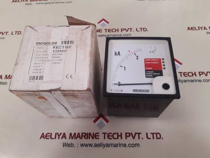 Megacon kec115f short circuit and over current guard 0-2.5/5ka