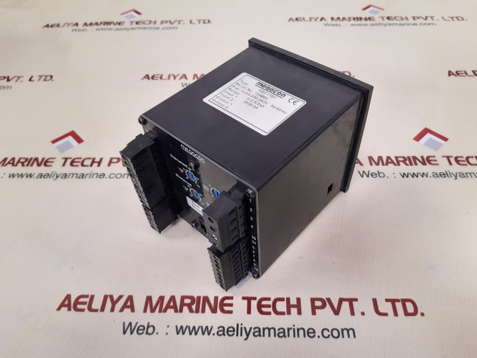 Megacon kec115f short circuit and over current guard 0-2.5/5ka
