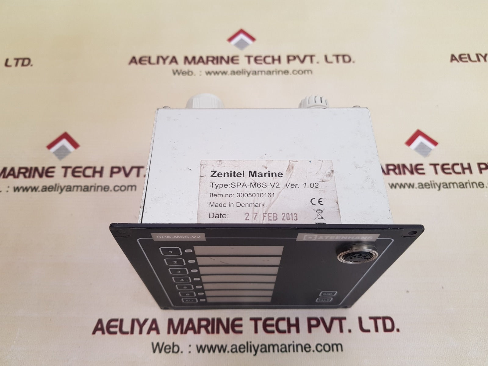 zenitel spa-m6s-v2 pa panel single 3005010161