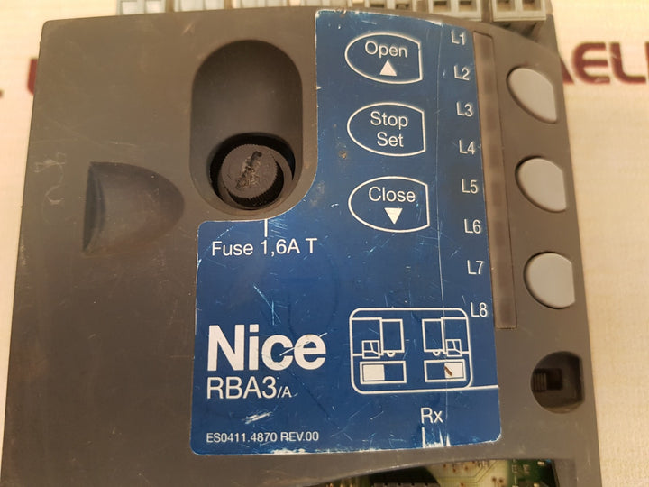 Nice rba3/a control unit es0411.4870