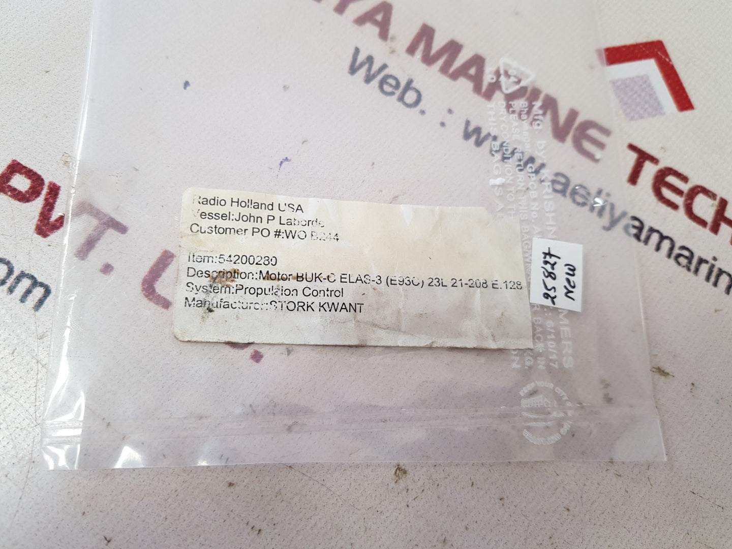 Escap 22v 28 208e 240 motor