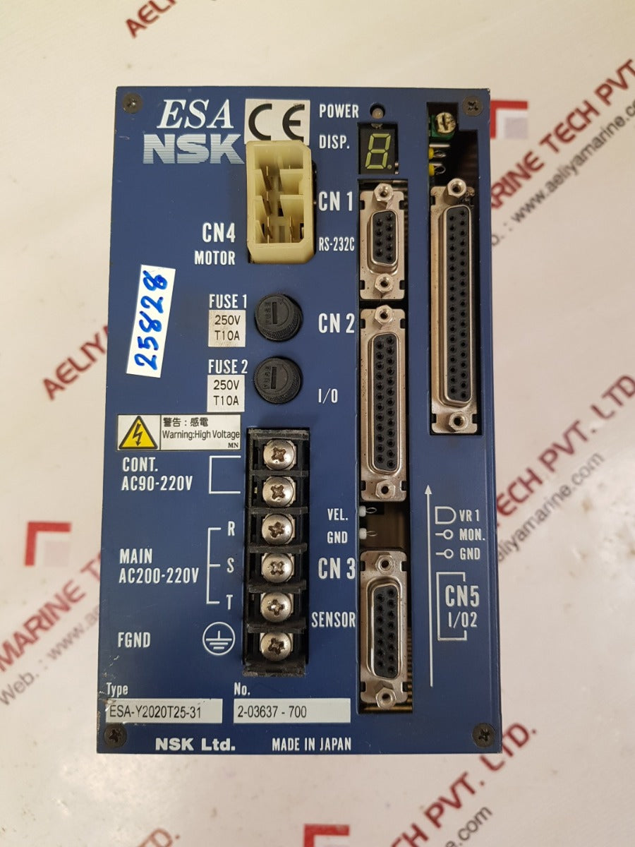 Nsk esa-y2020t25-31 servo motor 