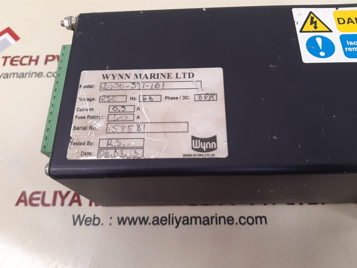 Wynn marine 2000-371-101 series 2000 wiper control