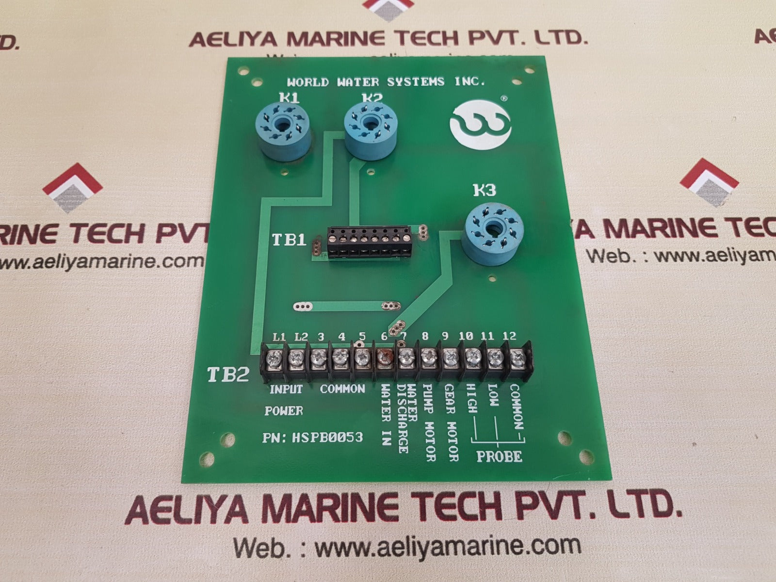 World water systems hspb0053 pcb card