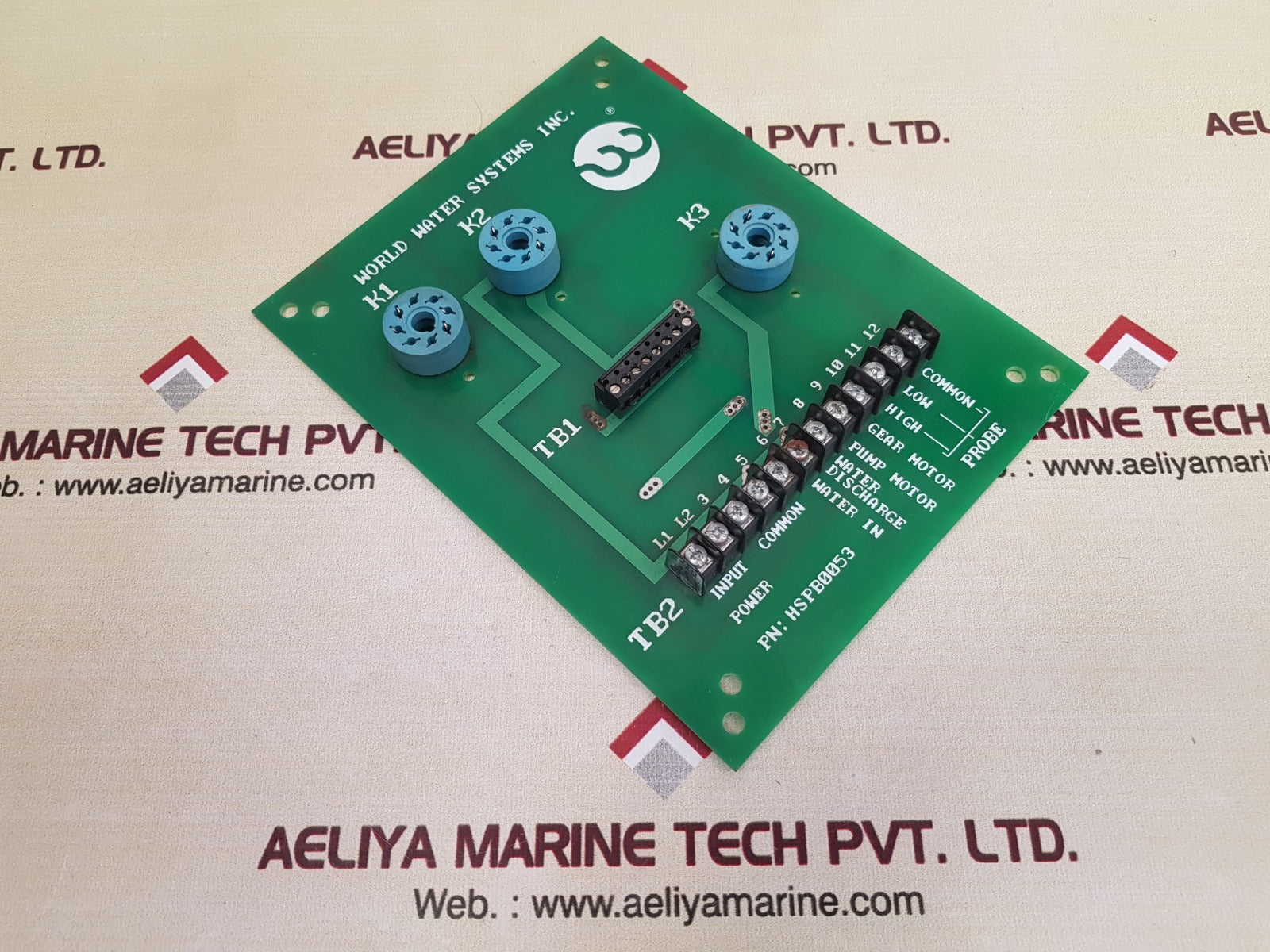 World water systems hspb0053 pcb card