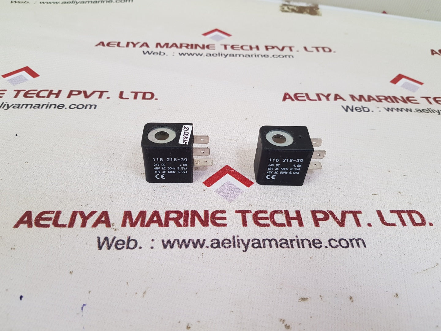 Lot Of 4X 116 218-39 solenoid coils 24vdc