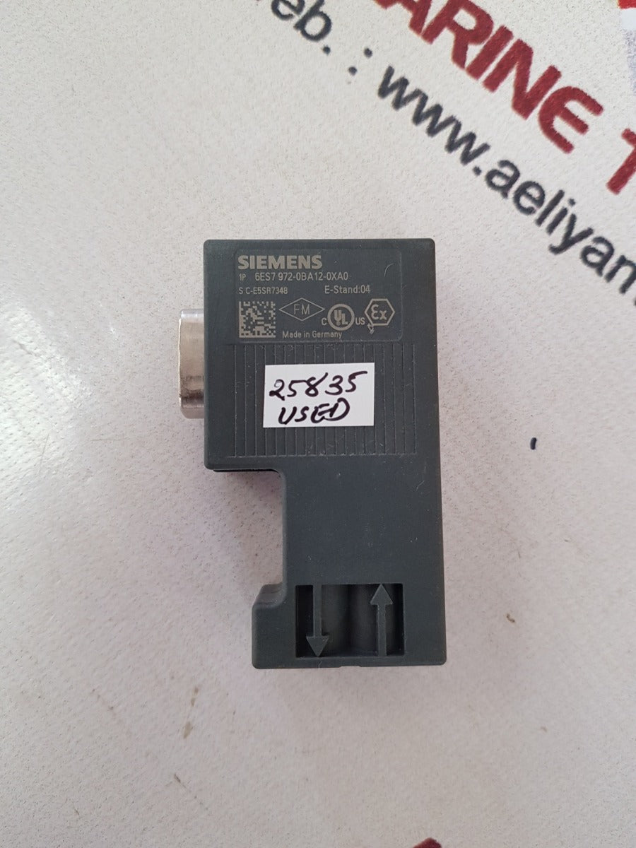 Siemens 6es7 972-0ba12-0xa0 profibus connector