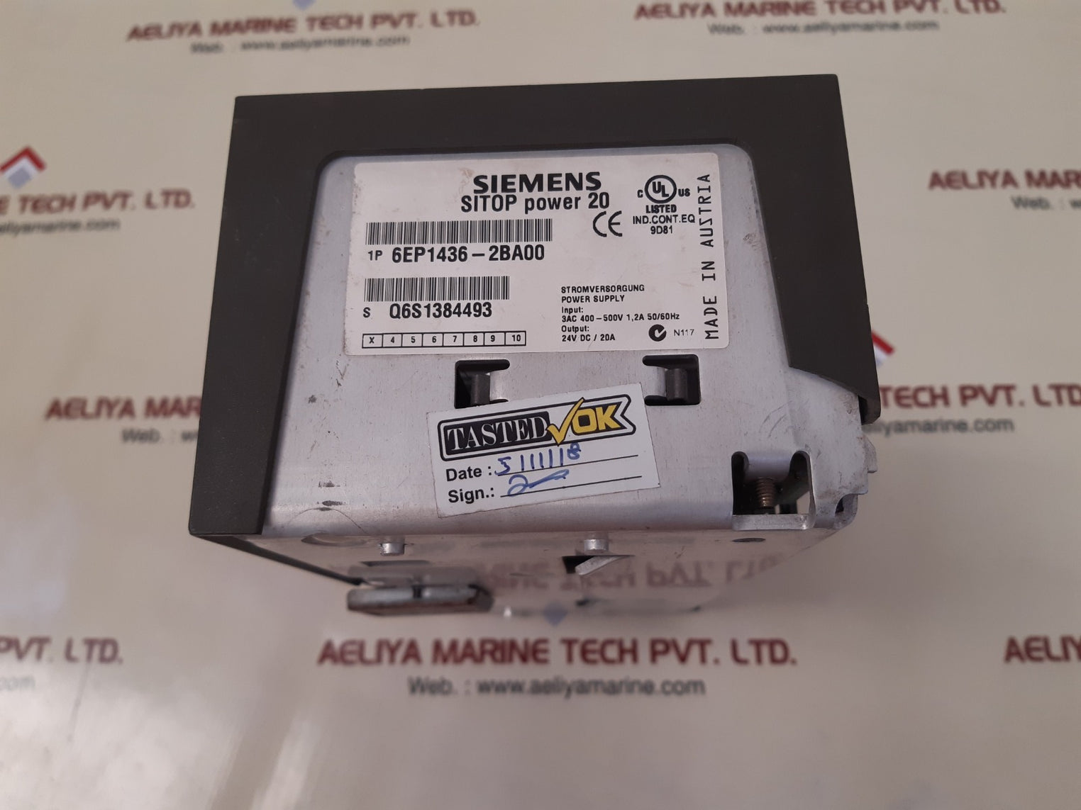 Siemens sitop power 20 6ep1 436-2ba00 power supply