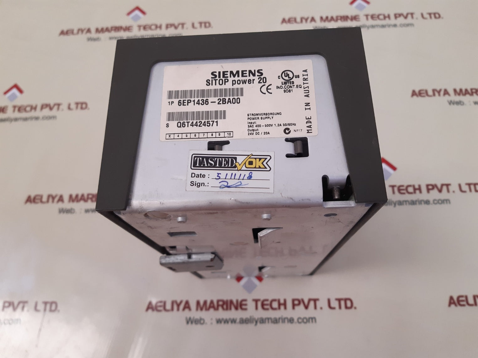 Siemens 6ep1 436-2ba00 power supply