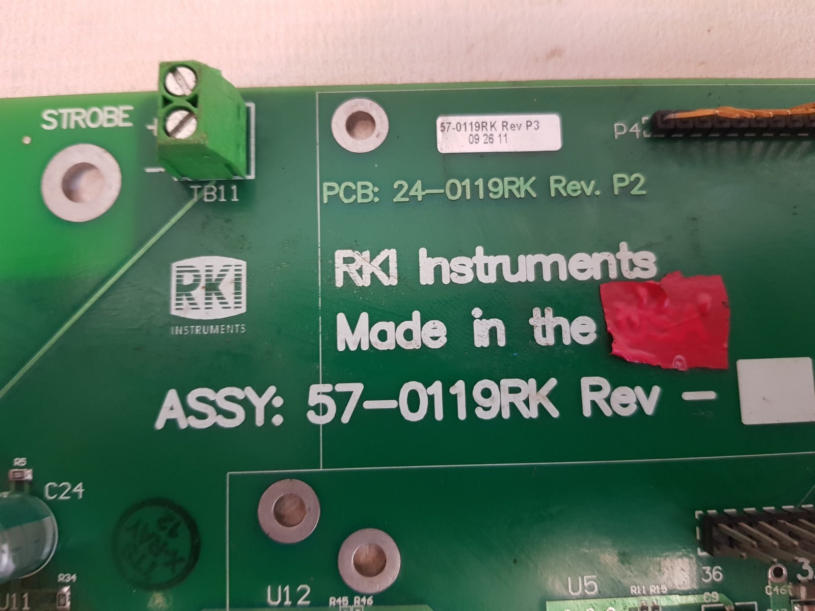 Rki instruments 57-0119rk pcb card