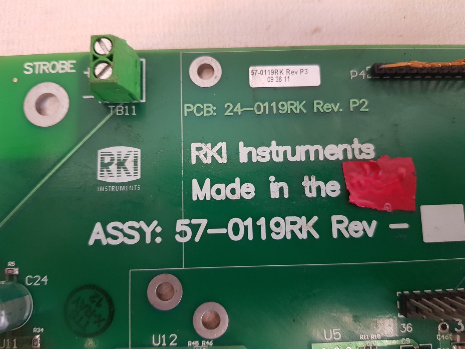 Rki instruments 57-0119rk pcb card