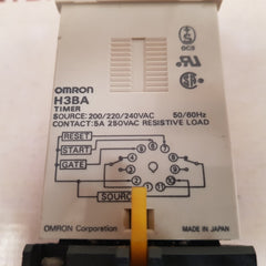 Omron h3ba timer 0 to 1.0 min