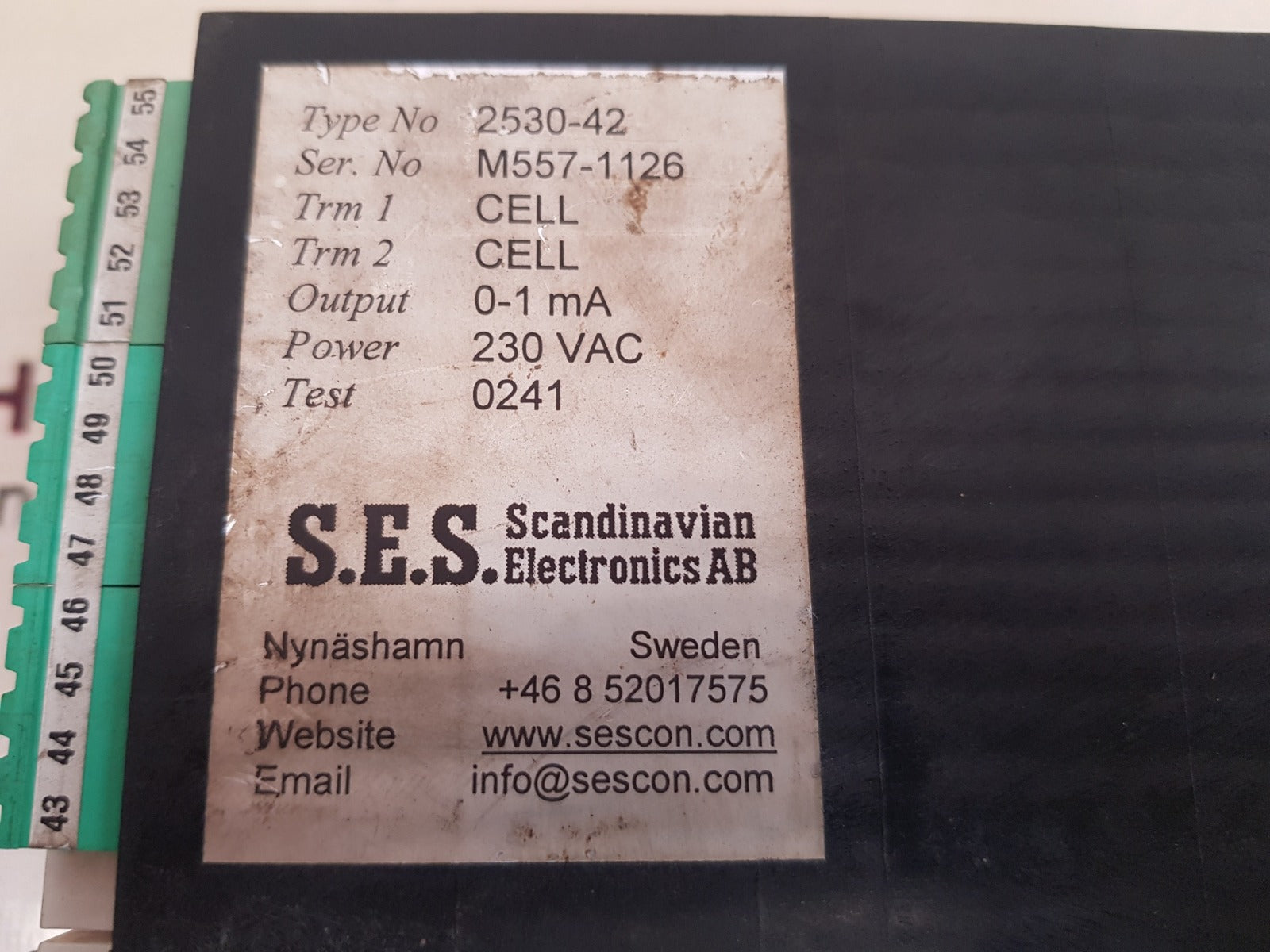 Sesmon 2530-42 programmable controller 