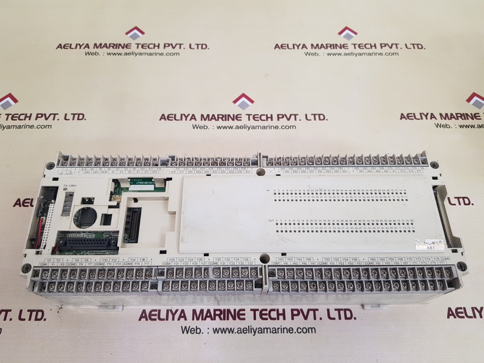 Mitsubishi fx-128mr-es/ul programmable controller